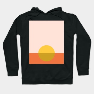 Mid century modern sunset Hoodie